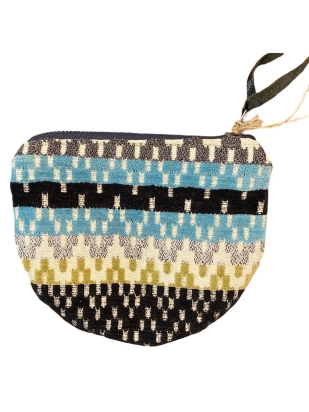 Hand Crafted Handmade Artisan Woven Textile Canvas Clutch